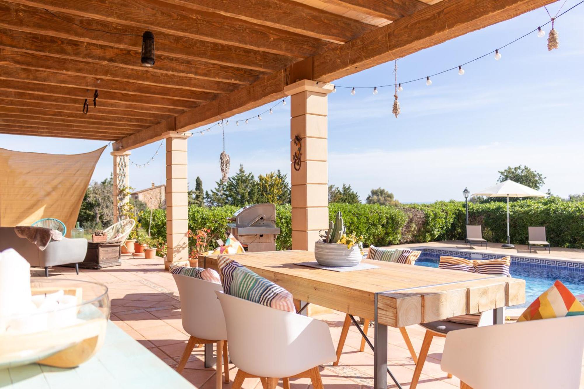 Villa Idyllische Natur-finca Mit 12m Pool & Meerblick Porto Cristo